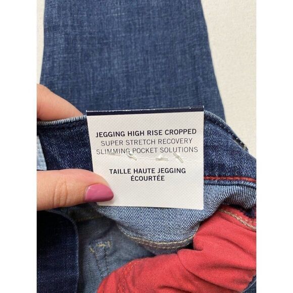 Tommy Hilfiger High Rise Jean‎ Jeggings Women's 24 Blue Slimming Pockets Stretch - Picture 11 of 16